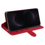 Samsung Galaxy S26 Ultra Hoesje - MobyDefend Wallet Book Case (Sluiting Achterkant) - Rood