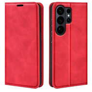 Samsung Galaxy S26 Ultra Hoesje - MobyDefend Luxe Wallet Bookcase (Magnetische Sluiting) - Rood