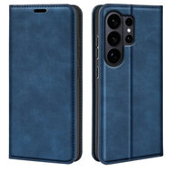 Samsung Galaxy S26 Ultra Hoesje - MobyDefend Luxe Wallet Bookcase (Magnetische Sluiting) - Blauw