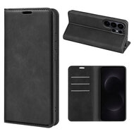 Samsung Galaxy S26 Ultra Hoesje - MobyDefend Luxe Wallet Bookcase (Magnetische Sluiting) - Zwart