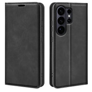 Samsung Galaxy S26 Ultra Hoesje - MobyDefend Luxe Wallet Bookcase (Magnetische Sluiting) - Zwart
