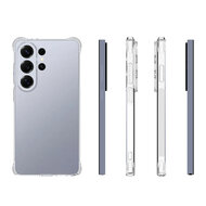 Samsung Galaxy S26 Ultra Hoesje - MobyDefend Transparante Shockproof TPU Backcover - Verstevigde Hoeken - Volledig Doorzichtig