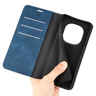 Xiaomi Redmi Note 15 Pro 4G Hoesje - MobyDefend Luxe Wallet Bookcase (Magnetische Sluiting) - Blauw