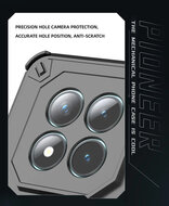 Xiaomi Redmi Note 15 Pro 5G Hoesje - MobyDefend Dubbelgelaagde Pantsercase Met Standaard - Zwart