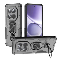 Xiaomi Redmi Note 15 Pro 5G Hoesje - MobyDefend Dubbelgelaagde Pantsercase Met Standaard - Zwart