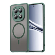 Xiaomi Redmi Note 15 4G Hoesje - MobyDefend MagSafe Case Mat Transparant Met Gekleurde Rand - Groen