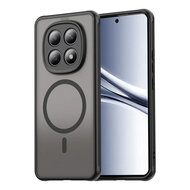 Xiaomi Redmi Note 15 4G Hoesje - MobyDefend MagSafe Case Mat Transparant Met Gekleurde Rand - Zwart