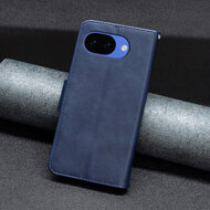 Google Pixel 10a Hoesje - MobyDefend Wallet Book Case Met Koord - Blauw