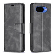 Google Pixel 10a Hoesje - MobyDefend Wallet Book Case Met Koord - Zwart