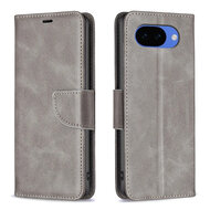 Google Pixel 10a Hoesje - MobyDefend Wallet Book Case Met Koord - Grijs