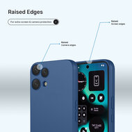 Nothing Phone (3a) Lite Hoesje - MobyDefend Matte Siliconen Backcover - Blauw