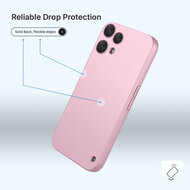 Nothing Phone (3a) Lite Hoesje - MobyDefend Matte Siliconen Backcover - Licht Roze