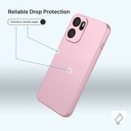 OnePlus 15R Hoesje - MobyDefend Matte Siliconen Backcover - Licht Roze