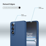 OnePlus Nord 5 Hoesje - MobyDefend Matte Siliconen Backcover - Blauw