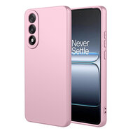 OnePlus Nord 5 Hoesje - MobyDefend Matte Siliconen Backcover - Licht Roze