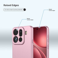Oppo Find X9 Pro Hoesje - MobyDefend Matte Siliconen Backcover - Licht Roze