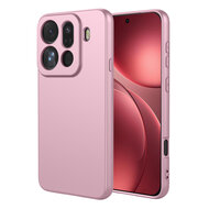Oppo Find X9 Pro Hoesje - MobyDefend Matte Siliconen Backcover - Licht Roze