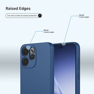 Oppo Reno15 Pro Hoesje - MobyDefend Matte Siliconen Backcover - Blauw