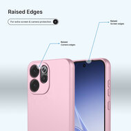 Oppo Reno15 Pro Hoesje - MobyDefend Matte Siliconen Backcover - Licht Roze