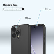 Oppo Reno15 Hoesje - MobyDefend Matte Siliconen Backcover - Zwart
