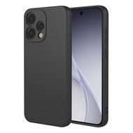 Oppo Reno15 Hoesje - MobyDefend Matte Siliconen Backcover - Zwart