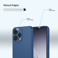 Oppo Reno15 Hoesje - MobyDefend Matte Siliconen Backcover - Blauw