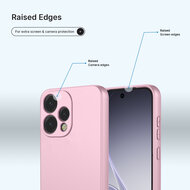 Oppo Reno15 Hoesje - MobyDefend Matte Siliconen Backcover - Licht Roze