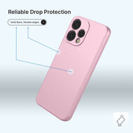 Oppo Reno15 Hoesje - MobyDefend Matte Siliconen Backcover - Licht Roze