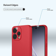 Oppo Reno15 Hoesje - MobyDefend Matte Siliconen Backcover - Framboosrood