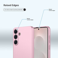 Samsung Galaxy S26 Hoesje - MobyDefend Matte Siliconen Backcover - Licht Roze