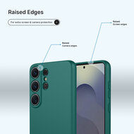 Samsung Galaxy S26 Ultra Hoesje - MobyDefend Matte Siliconen Backcover - Groen