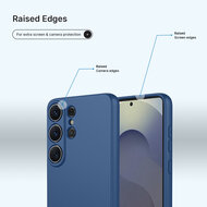 Samsung Galaxy S26 Ultra Hoesje - MobyDefend Matte Siliconen Backcover - Blauw