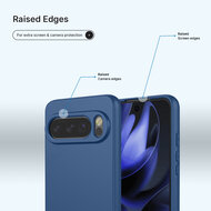 Google Pixel 10 / Google Pixel 10 Pro Hoesje - MobyDefend Matte Siliconen Backcover - Blauw