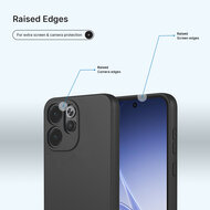 Oppo Reno15 F / Oppo Reno15 FS Hoesje - MobyDefend Matte Siliconen Backcover - Zwart