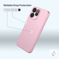 Oppo Reno15 F / Oppo Reno15 FS Hoesje - MobyDefend Matte Siliconen Backcover - Licht Roze