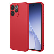 Oppo Reno15 F / Oppo Reno15 FS Hoesje - MobyDefend Matte Siliconen Backcover - Framboosrood