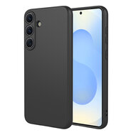 Samsung Galaxy S26 Plus (S26+) Hoesje - MobyDefend Matte Siliconen Backcover - Zwart