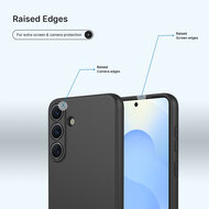 Samsung Galaxy S26 Plus (S26+) Hoesje - MobyDefend Matte Siliconen Backcover - Zwart