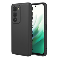 Xiaomi Redmi Note 15 5G Hoesje - MobyDefend Matte Siliconen Backcover - Zwart