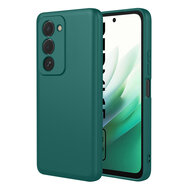 Xiaomi Redmi Note 15 5G Hoesje - MobyDefend Matte Siliconen Backcover - Groen