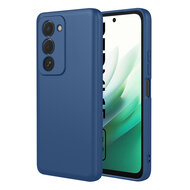 Xiaomi Redmi Note 15 5G Hoesje - MobyDefend Matte Siliconen Backcover - Blauw