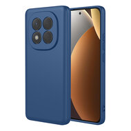 Xiaomi Redmi Note 15 Pro 4G Hoesje - MobyDefend Matte Siliconen Backcover - Blauw