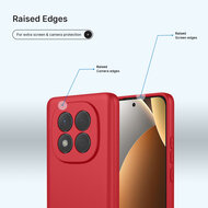 Xiaomi Redmi Note 15 Pro 4G Hoesje - MobyDefend Matte Siliconen Backcover - Framboosrood