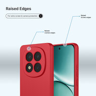 Xiaomi Redmi Note 15 Pro 5G Hoesje - MobyDefend Matte Siliconen Backcover - Framboosrood