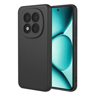 Xiaomi Redmi Note 15 Pro Plus 5G Hoesje - MobyDefend Matte Siliconen Backcover - Zwart