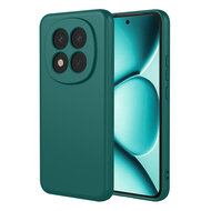 Xiaomi Redmi Note 15 Pro Plus 5G Hoesje - MobyDefend Matte Siliconen Backcover - Groen