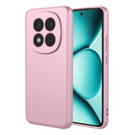 Xiaomi Redmi Note 15 Pro Plus 5G Hoesje - MobyDefend Matte Siliconen Backcover - Licht Roze