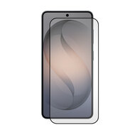 Samsung Galaxy S26 Screenprotector - MobyDefend Screensaver Met Zwarte Randen - Gehard Glas 