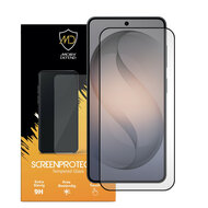 Samsung Galaxy S26 Screenprotector - MobyDefend Screensaver Met Zwarte Randen - Gehard Glas 