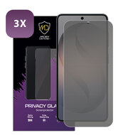 3-Pack MobyDefend Samsung Galaxy S26 Screenprotectors - HD Privacy Glass Screensavers